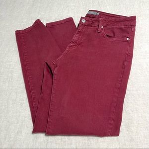 Just USA Plum / Burgundy Skinny Jeans | Sz 30